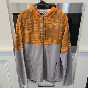 Nike Dynamic Orange and Gray Hoodie